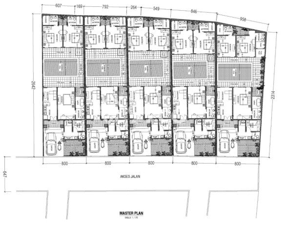 Rumah Modern 3 Kamar LT 206m2 di Jimbaran Rumah Modern 3 Kamar LT 206m2 di Jimbaran