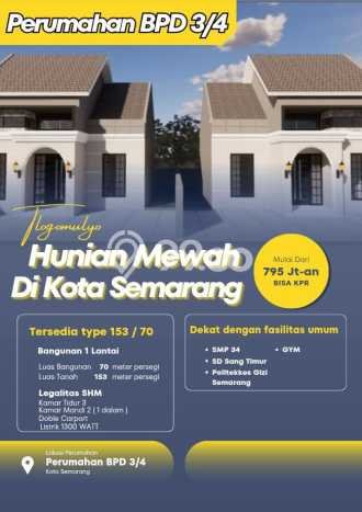 Rumah Modern Cantik 3 KT Siap Huni di Pedurungan Rumah Modern Cantik 3 KT Siap Huni di Pedurungan