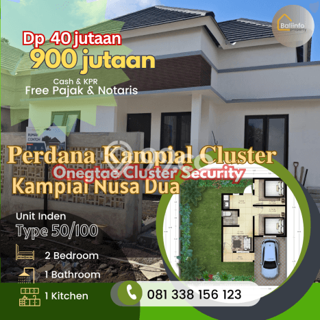 HOT LISTING! Rumah Siap Huni area Nusa Dua, Luas 100m2m² Bangunan 50m2m² HOT LISTING! Rumah Siap Huni area Nusa Dua, Luas 100m2m² Bangunan 50m2m²