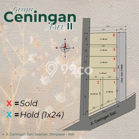Jual Rumah Eksklusif 3 KT di Sesetan, Denpasar Jual Rumah Eksklusif 3 KT di Sesetan, Denpasar