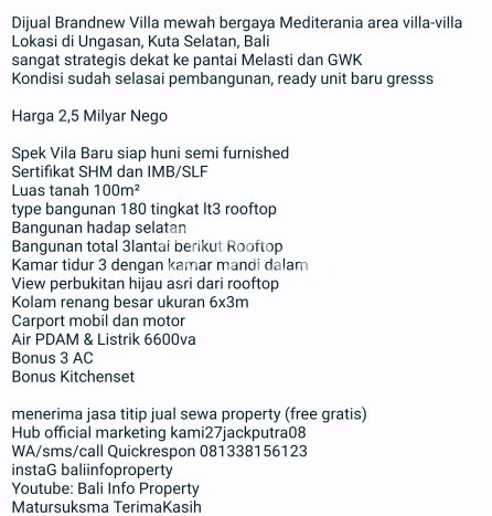 Kesempatan Langka! Vila di , Dimensi 100m2m², Area Prospektif dengan nilai meningkat Kesempatan Langka! Vila di , Dimensi 100m2m², Area Prospektif dengan nilai meningkat