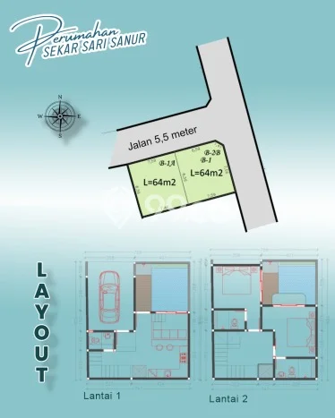 Tersedia Vila Kawasan , Luas 64m2m², Lokasi Premium Tersedia Vila Kawasan , Luas 64m2m², Lokasi Premium