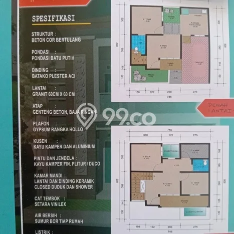 Rumah Minimalis 3 Kamar LT 60m2 di Sesetan Rumah Minimalis 3 Kamar LT 60m2 di Sesetan
