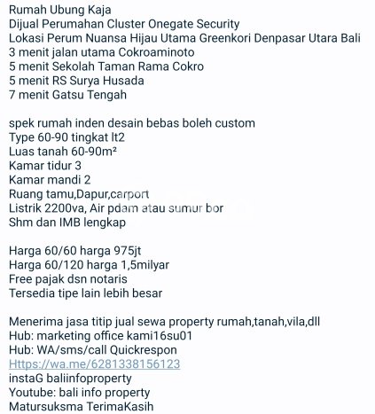 Rumah Minimalis 3 KT di Ubung Denpasar Unfurnished Rumah Minimalis 3 KT di Ubung Denpasar Unfurnished