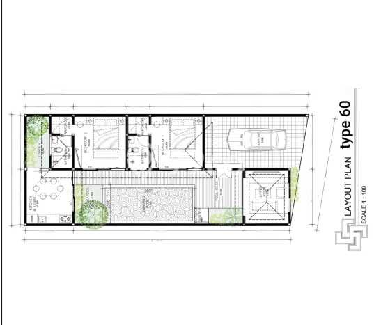 Vila Strategis Kawasan , Area 110m2m², Dekat Badung, Badung Vila Strategis Kawasan , Area 110m2m², Dekat Badung, Badung