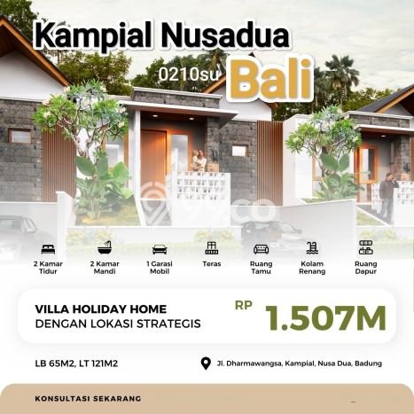 Rumah Minimalis 2 KT LT 120m2 di Nusa Dua Rumah Minimalis 2 KT LT 120m2 di Nusa Dua