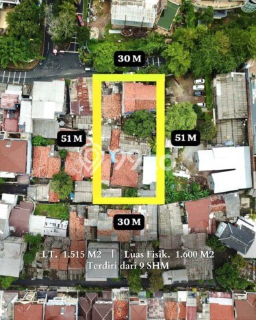 Kavling Tanah untuk Dijual di Permata Hijau, Jakarta Selatan, Luas 1515m2 Kavling Tanah untuk Dijual di Permata Hijau, Jakarta Selatan, Luas 1515m2