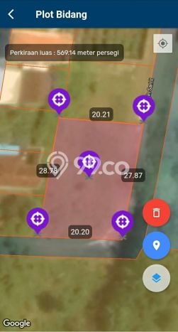 Dijual Tanah 556m2 di Jimbaran, Badung Dijual Tanah 556m2 di Jimbaran, Badung