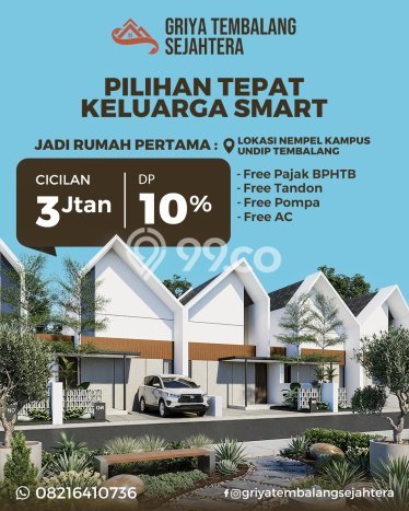 For Sale Rumah 2 Kamar Lokasi Ideal Nyaman dan Strategis di Tembalang For Sale Rumah 2 Kamar Lokasi Ideal Nyaman dan Strategis di Tembalang