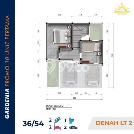 Jual Rumah Harga Miring Sukajadi Punya 2 Kamar & LT 54m2 Jual Rumah Harga Miring Sukajadi Punya 2 Kamar & LT 54m2