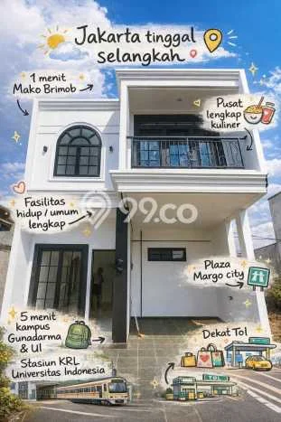 Rumah Minimalis 3 KT di Kelapa Dua Depok Rumah Minimalis 3 KT di Kelapa Dua Depok
