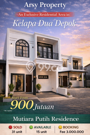 Rumah Modern 3 KT di Tanjung Barat Jakarta Selatan Rumah Modern 3 KT di Tanjung Barat Jakarta Selatan