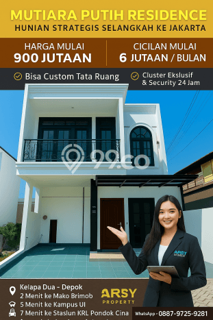 Rumah Modern Minimalis 3 KT Bisa Langsung Pindah di Jagakarsa Rumah Modern Minimalis 3 KT Bisa Langsung Pindah di Jagakarsa