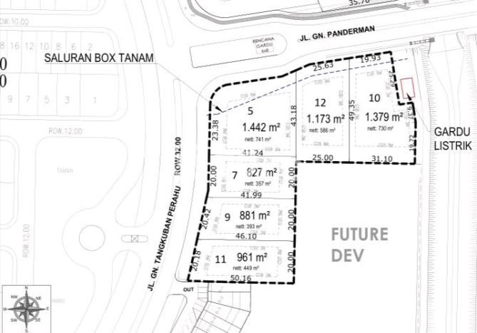 Tanah untuk Dijual di Lippo Cikarang Cikarang Luas 827m2 Tanah untuk Dijual di Lippo Cikarang Cikarang Luas 827m2