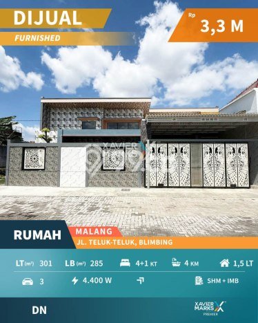 Best Deal Hunian Premium Ideal dan Luas di Blimbing, Malang Best Deal Hunian Premium Ideal dan Luas di Blimbing, Malang