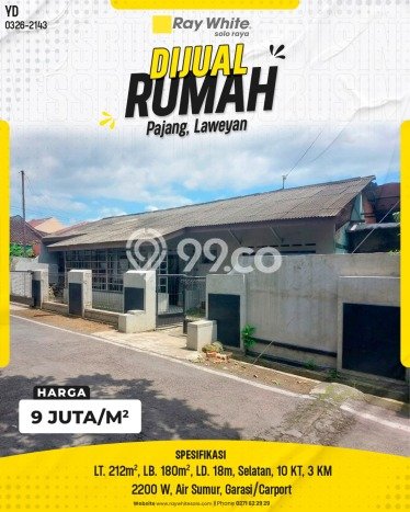 Jual Rumah Strategis Bagus Punya 10 KT di Laweyan Solo SHM Jual Rumah Strategis Bagus Punya 10 KT di Laweyan Solo SHM
