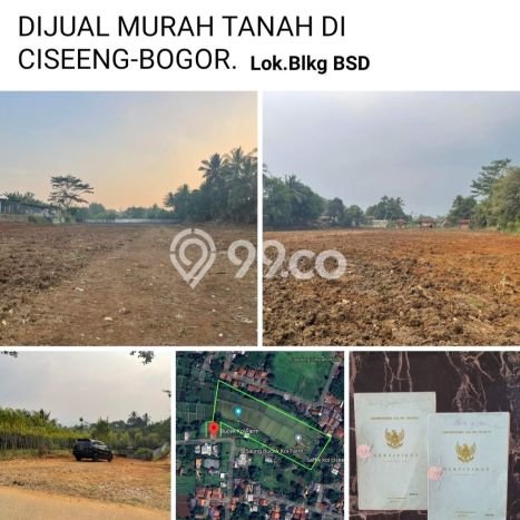 Lahan Kosong Dijual di Bogor dengan Area 11000m2 Lahan Kosong Dijual di Bogor dengan Area 11000m2