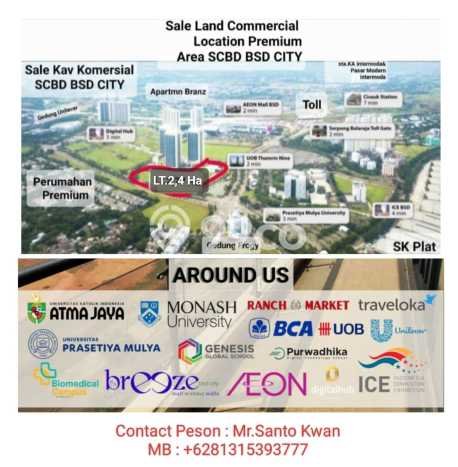 Untuk Dijual Tanah di Tangerang, Luas 24329m2 - Untuk Dijual Tanah di Tangerang, Luas 24329m2 -