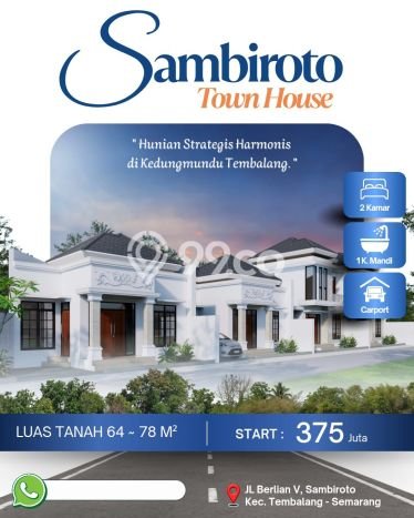 Siap Huni Rumah Minimalis & Modern LB 37m2 di Sambiroto Siap Huni Rumah Minimalis & Modern LB 37m2 di Sambiroto