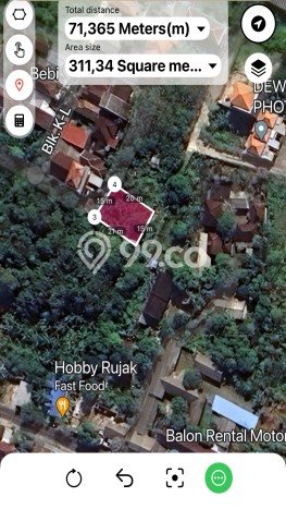 Tanah Kawasan Nusa Dua, Luas 310m², Akses Jalan Utama Tanah Kawasan Nusa Dua, Luas 310m², Akses Jalan Utama