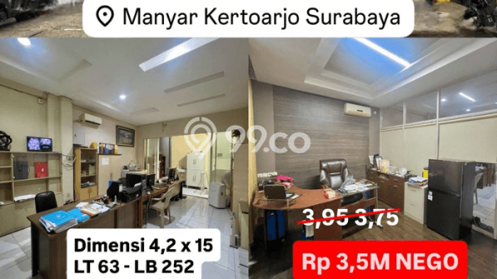 Ruko Bagus LT 63m2 LB 252m2 Dijual di Mulyorejo Surabaya Ruko Bagus LT 63m2 LB 252m2 Dijual di Mulyorejo Surabaya