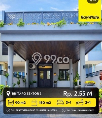 Hunian Elit LB 150m2 Siap Huni Desain Elegan di Sektor 9-Bintaro, Tangerang Selatan Hunian Elit LB 150m2 Siap Huni Desain Elegan di Sektor 9-Bintaro, Tangerang Selatan