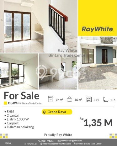 Rumah Modern Minimalis 4 KT Siap Huni di Serpong Utara Rumah Modern Minimalis 4 KT Siap Huni di Serpong Utara