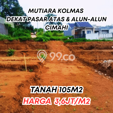 Tanah di Cimahi Utara, Cimahi Luas 105m2 Dijual Segera Tanah di Cimahi Utara, Cimahi Luas 105m2 Dijual Segera