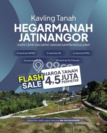 Kavling Tanah di Jatinangor Dijual Luas 72m2 Legalitas SHM Kavling Tanah di Jatinangor Dijual Luas 72m2 Legalitas SHM
