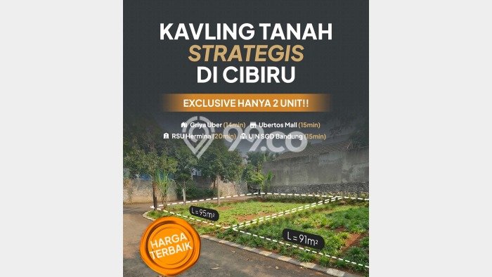 Lahan Kosong Dijual di Bandung dengan Area 91m2 Lahan Kosong Dijual di Bandung dengan Area 91m2