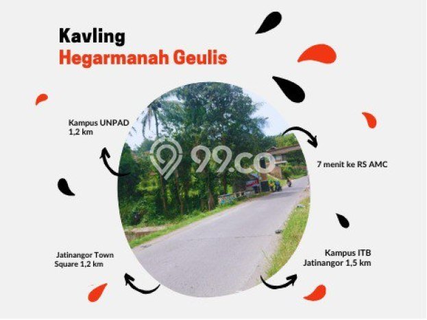 Lahan untuk Dijual Lokasi Jatinangor, Sumedang Luas 105m2 SHM Lahan untuk Dijual Lokasi Jatinangor, Sumedang Luas 105m2 SHM