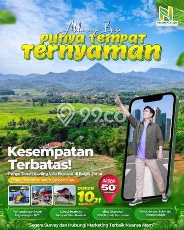 Tanah Kosong Dijual di Bogor dengan Area 100m2 Tanah Kosong Dijual di Bogor dengan Area 100m2