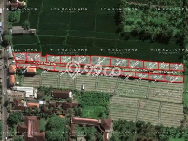 Dijual Tanah 200m2 di Lodtunduh, Gianyar Dijual Tanah 200m2 di Lodtunduh, Gianyar