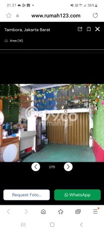 Unit Ruko Dijual di Tambora Jakarta Barat 564m2 Unit Ruko Dijual di Tambora Jakarta Barat 564m2