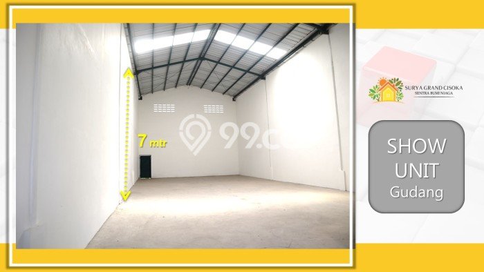 Area Ramai! Gudang Dijual di Cisoka untuk Bisnis Luas Bangunan 313m2 Area Ramai! Gudang Dijual di Cisoka untuk Bisnis Luas Bangunan 313m2