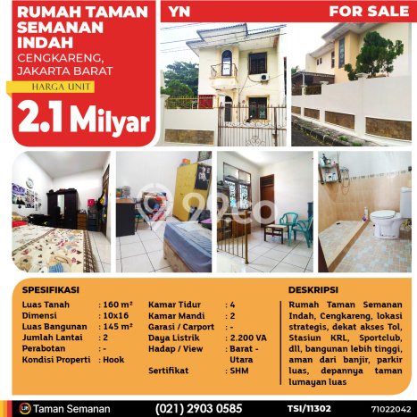Rumah Modern Cantik 4 Kamar Siap Huni di Cengkareng Rumah Modern Cantik 4 Kamar Siap Huni di Cengkareng