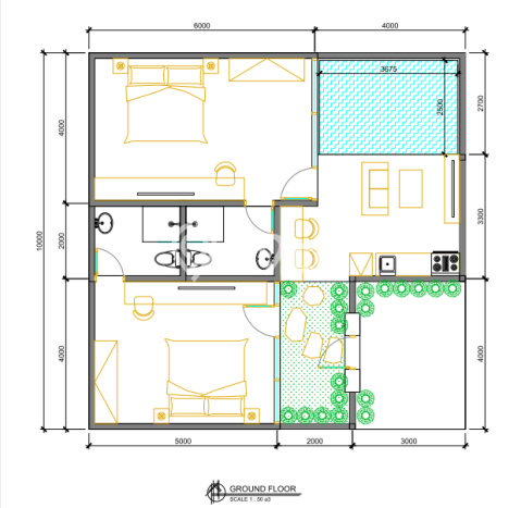 Rumah Nyaman area Kediri, Tabanan, Luas 100m² LB 70m² Rumah Nyaman area Kediri, Tabanan, Luas 100m² LB 70m²