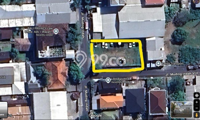 Tanah Kavling Dijual di Gatot Subroto, Denpasar dengan Luas Tanah 750m2 Tanah Kavling Dijual di Gatot Subroto, Denpasar dengan Luas Tanah 750m2