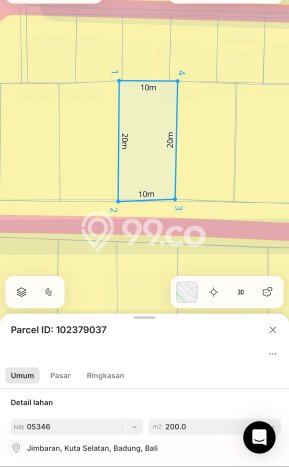 POTENSIAL! Tanah di Balangan, Luas 200m2m², Area Berkembang POTENSIAL! Tanah di Balangan, Luas 200m2m², Area Berkembang