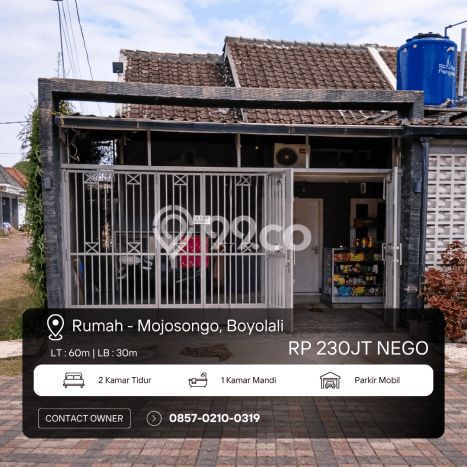 Rumah Minimalis Dijual di Mojosongo 2 Kamar dengan LT 60m2 Rumah Minimalis Dijual di Mojosongo 2 Kamar dengan LT 60m2