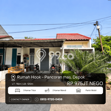 Dijual Rumah 3 Kamar Lokasi Ideal Bagus dan Strategis di Pancoran Mas Dijual Rumah 3 Kamar Lokasi Ideal Bagus dan Strategis di Pancoran Mas
