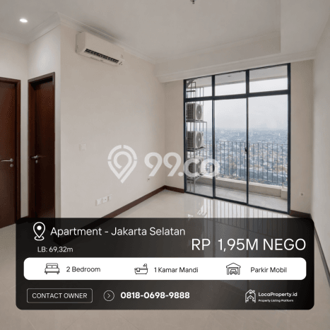 Untuk Dijual Apartemen di Kebayoran Lama, Jakarta Selatan Punya 2 Kamar Tidur Untuk Dijual Apartemen di Kebayoran Lama, Jakarta Selatan Punya 2 Kamar Tidur