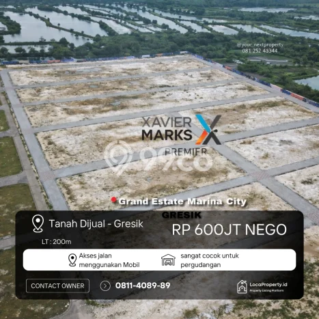 Untuk Dijual Tanah di Manyar Gresik Luas 200m2 SHM Untuk Dijual Tanah di Manyar Gresik Luas 200m2 SHM