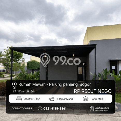 Dijual Rumah Strategis Bagus Punya 3 KT di Parung Panjang Bogor SHM Dijual Rumah Strategis Bagus Punya 3 KT di Parung Panjang Bogor SHM