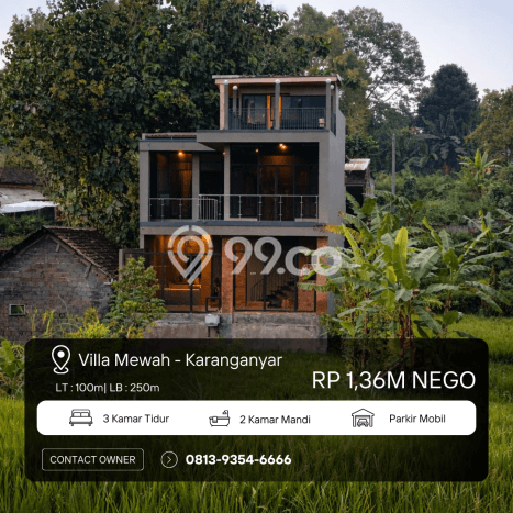 Dijual Cepat! Vila di Karangpandan, Dimensi 100m2m², Lokasi Premium dekat dengan beragam fasilitas Dijual Cepat! Vila di Karangpandan, Dimensi 100m2m², Lokasi Premium dekat dengan beragam fasilitas