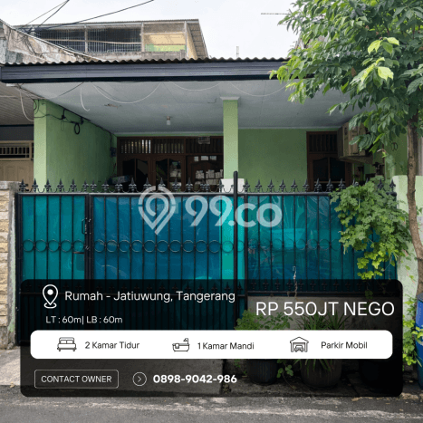 Jual Rumah Favorit Siap Huni LB 60m2 di Jati Uwung, Tangerang Jual Rumah Favorit Siap Huni LB 60m2 di Jati Uwung, Tangerang