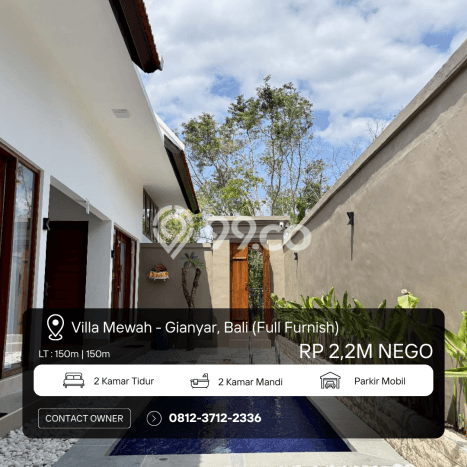 Vila Kawasan Blahbatuh, Area 150m2m², Akses Mudah Pusat Kota Vila Kawasan Blahbatuh, Area 150m2m², Akses Mudah Pusat Kota