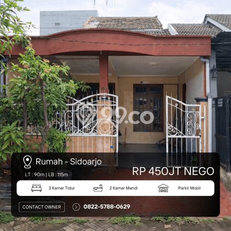 Rumah Idaman 3 KT Hemat Budget di Sidoarjo Surabaya Rumah Idaman 3 KT Hemat Budget di Sidoarjo Surabaya