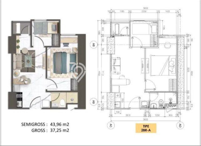 Untuk Dijual Apartemen 2 KT & 1 KM di Surabaya Lokasi Strategis Untuk Dijual Apartemen 2 KT & 1 KM di Surabaya Lokasi Strategis