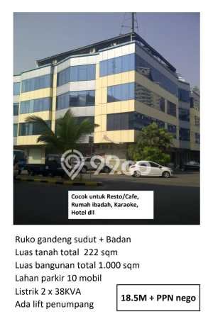 Ruko Dijual di Kelapa Gading Jakarta Utara dengan LB 1000m2 Ruko Dijual di Kelapa Gading Jakarta Utara dengan LB 1000m2